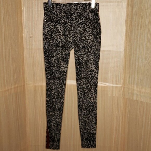 Ana & Ava Womens Leopard Print Elastic Waist Pants Small - Picture 4 of 7